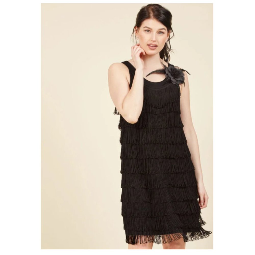 Hell Bunny A Charleston of Style Dress - Large